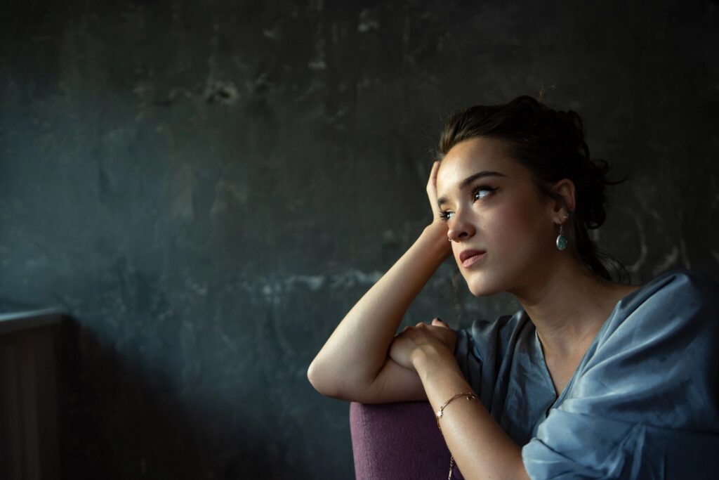 calm thoughtful therapy existential concept