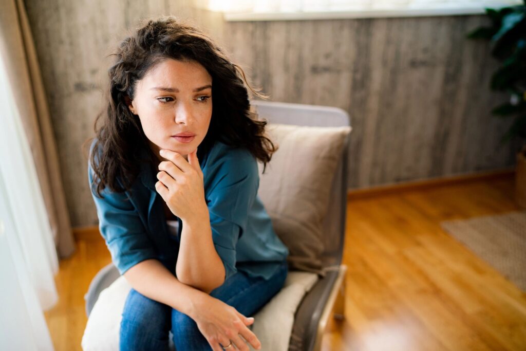 calm thoughtful therapy existential concept